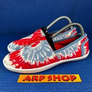 🔴 BOBS FROM SKECHERS PLUSH GRATEFUL DAY Women`s Size 9 Red Comfort Shoes 113150